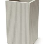Kvetináč Coros Square High 40 cm pieskový