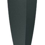 Kvetináč Moodas Square High 40 cm čierny granit
