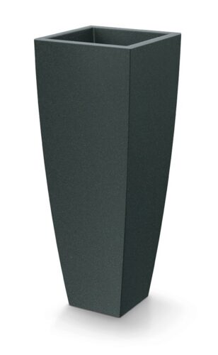 Kvetináč Moodas Square High 40 cm čierny granit Kvetináč Moodas Square High 40 cm čierny granit