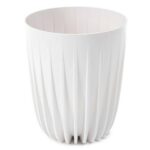 Kvetináč STRIPPED ECO I 39 cm biely