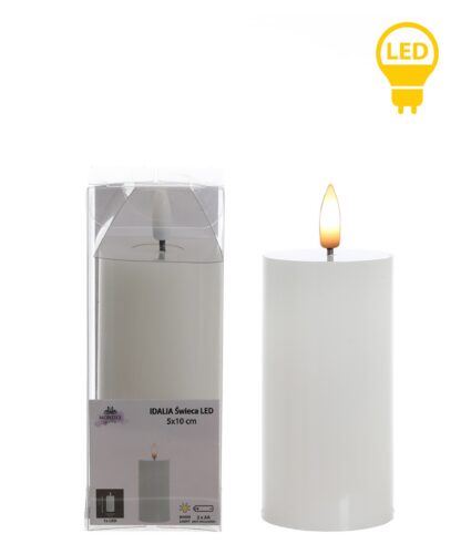 LED sviečka IDALIA 13 cm biela LED sviečka IDALIA 13 cm biela