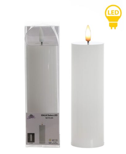 LED sviečka IDALIA 18 cm biela LED sviečka IDALIA 18 cm biela