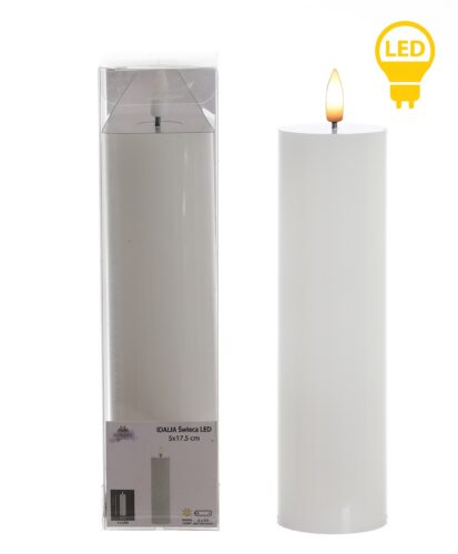 LED sviečka IDALIA 21 cm biela LED sviečka IDALIA 21 cm biela