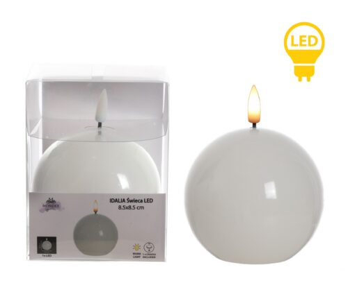 LED sviečka IDALIA BEAD 11 cm biela LED sviečka IDALIA BEAD 11 cm biela