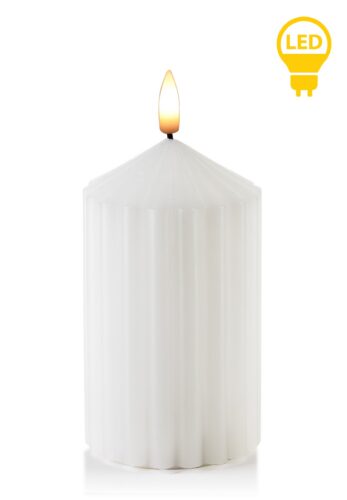 LED sviečka Idalia 7x16 cm biela LED sviečka Idalia 7x16 cm biela