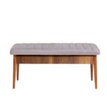 Lavica VINA I s úložným priestorom 110 cm orech/šedá