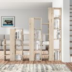 Moderná knižnica Houseland Trever Separator dub prírodný