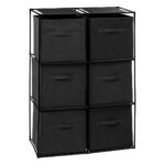 Modulárny regál CUBE 98 cm čierny