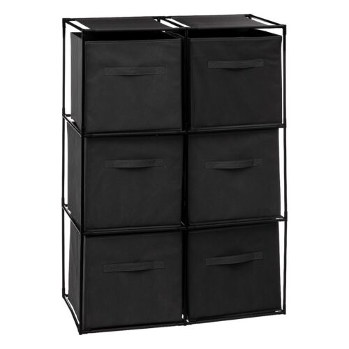 Modulárny regál CUBE 98 cm čierny Modulárny regál CUBE 98 cm čierny