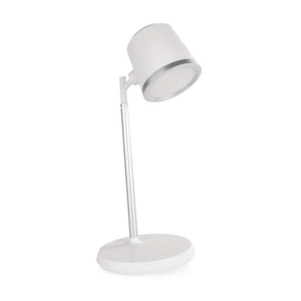 Nabíjacia stolná LED lampa Abbie biela