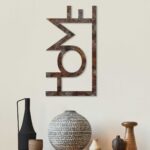Nástenná dekorácia Rusty Home viacfarebná