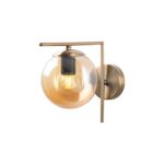 Nástenná lampa Starožitná I zlatá