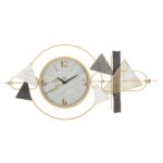 Nástenné hodiny Amy 120 cm zlaté/viacfarebné