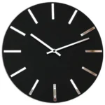 Nástenné hodiny Diamond čierne
