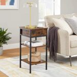 Nočný stolík 40 x 40 x 60 cm VASAGLE LET502B01 – Obrázok 2