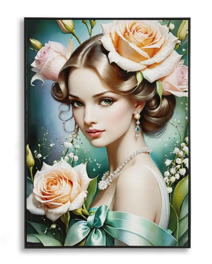 Obraz Fantasy B 72x102 cm modro-zelený Obraz Fantasy B 72x102 cm modro-zelený