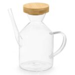 Skleněná karafa na olej SUSIE 600 ml čirá