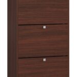 Skriňa na topánky Marienne 60 cm - 3 dvierka wenge