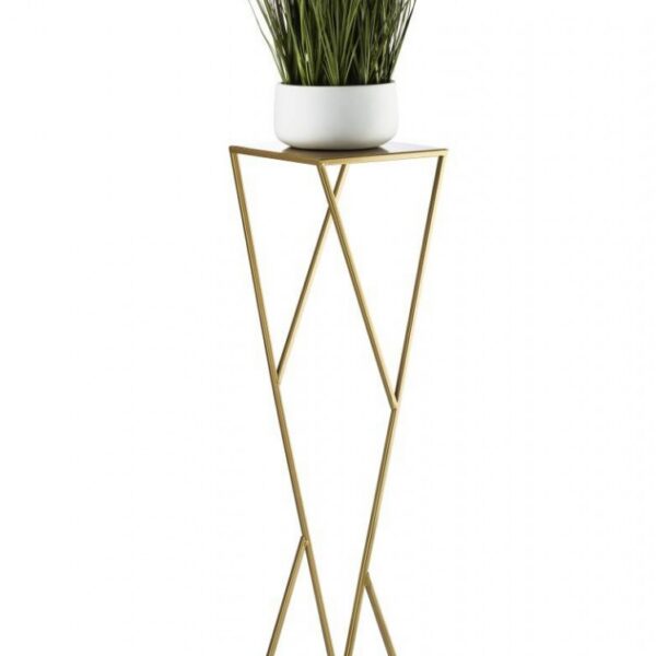Stojan na kvety LOFT I zlatý 100 cm