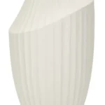 Váza Ice Jar 38 cm krémová