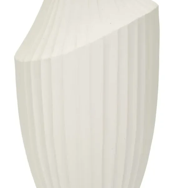 Váza Ice Jar 38 cm krémová