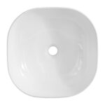 Elvisia Keramické umývadlo CFP 6252 SMILE | biely lesk 40 cm