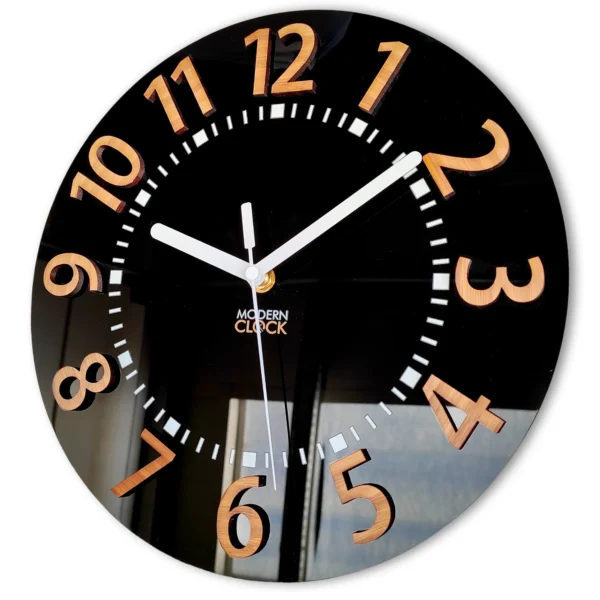 Nástenné hodiny Eros 28 cm čierne
