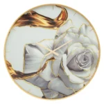 Nástenné hodiny Glass Rose 80 cm viacfarebné/zlaté
