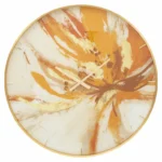 Nástenné hodiny Glass Toply 80 cm viacfarebné/zlaté