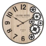 Nástenné hodiny Grand 60 cm hnedé/čierne