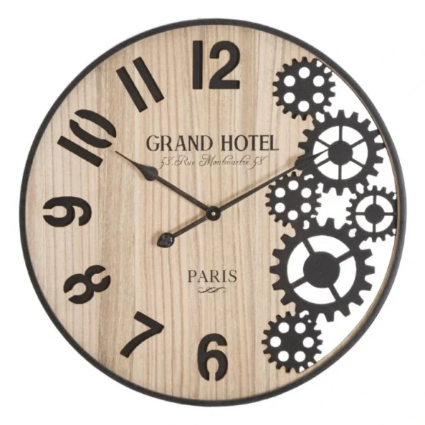 Nástenné hodiny Grand 60 cm hnedé/čierne