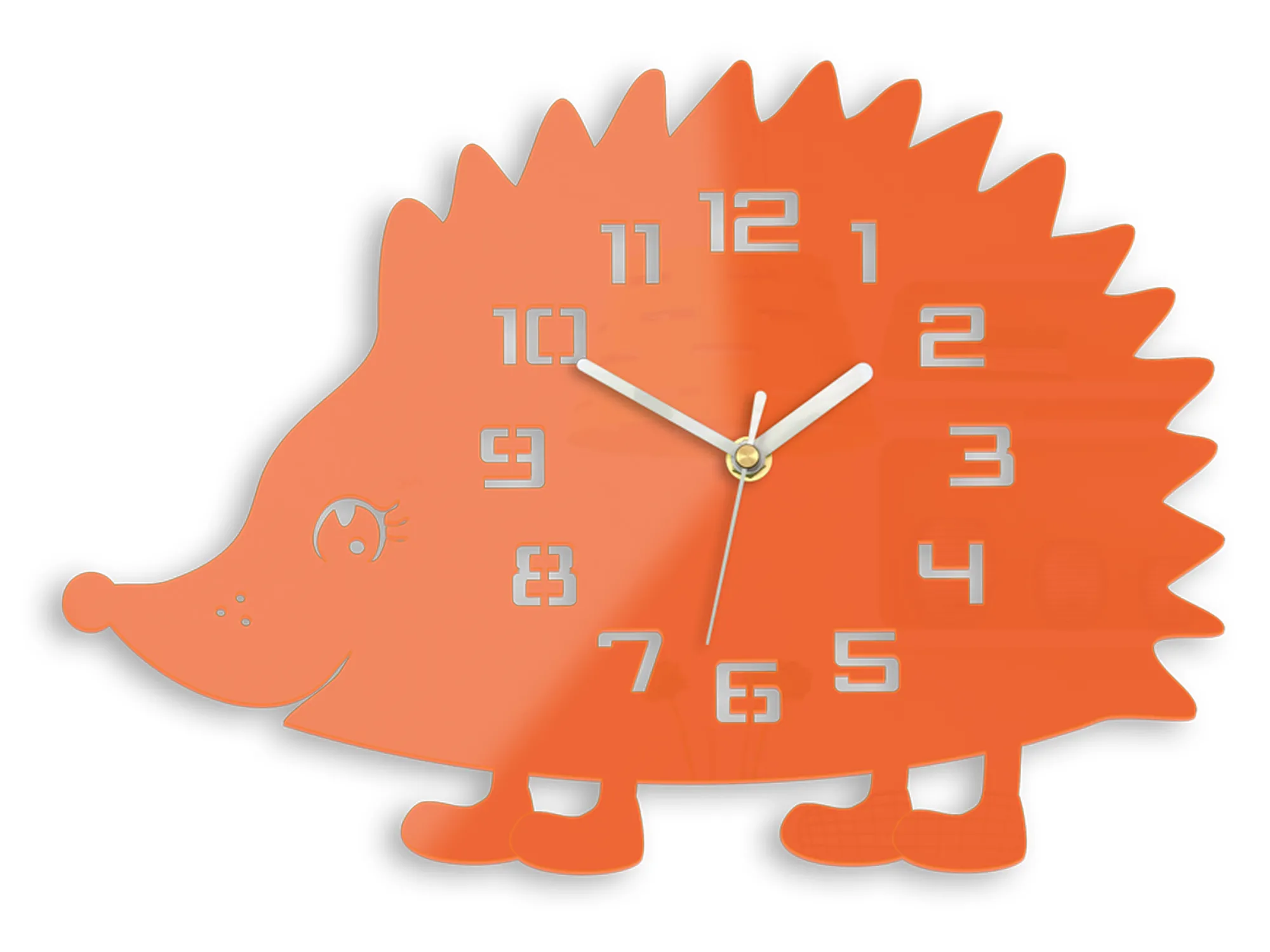 Nástenné hodiny Jež 34 cm oranžové Nástenné hodiny Jež 34 cm oranžové