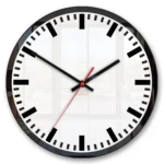 Nástenné hodiny Lilibet 30 cm čierne/biele