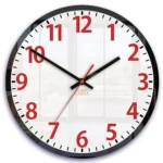 Nástenné hodiny Louis 30 cm biele/červené