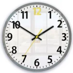 Nástenné hodiny Louis 30 cm biele/žlté