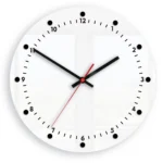 Nástenné hodiny Mozes 28 cm čierne/biele