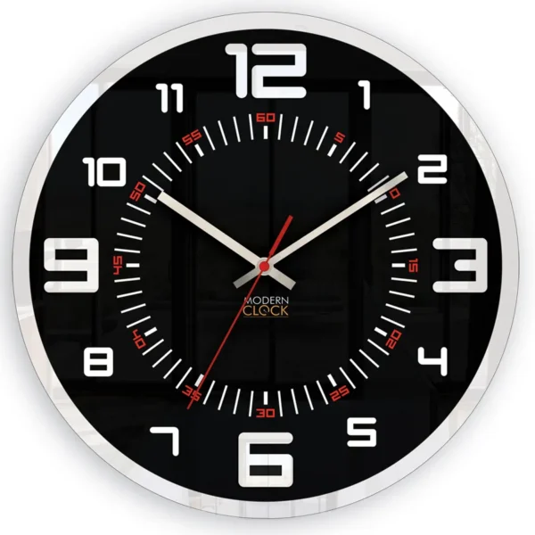 Nástenné hodiny Orion 30 cm čierne/biele