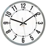 Nástenné hodiny Oskar 30 cm biele/sivé