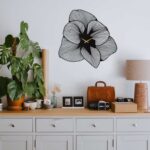Nástenné kovové hodiny Azalea APS039 70 čierne