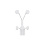 Nástenný kovový háčik Giraffe 24 cm biely