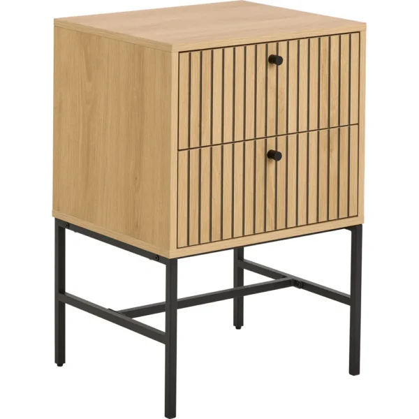 Nočný stolík Albany 45 cm dub prírodný