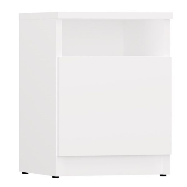 Nočný stolík Galax 1D 30 cm biely