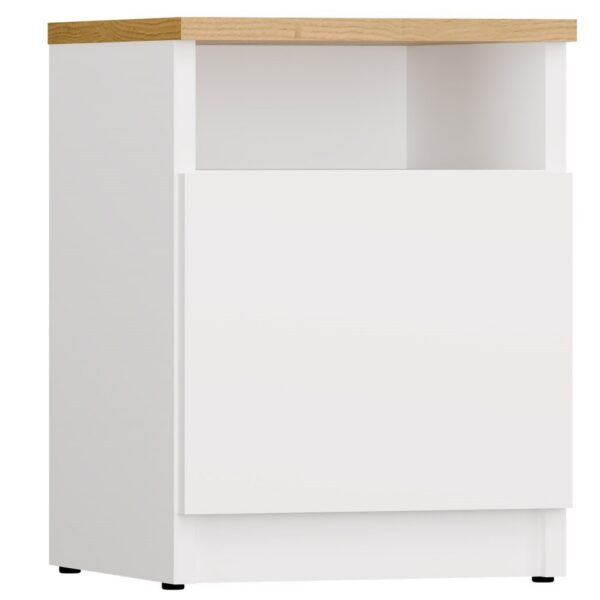 Nočný stolík Galax 30 cm dub artisan/biely