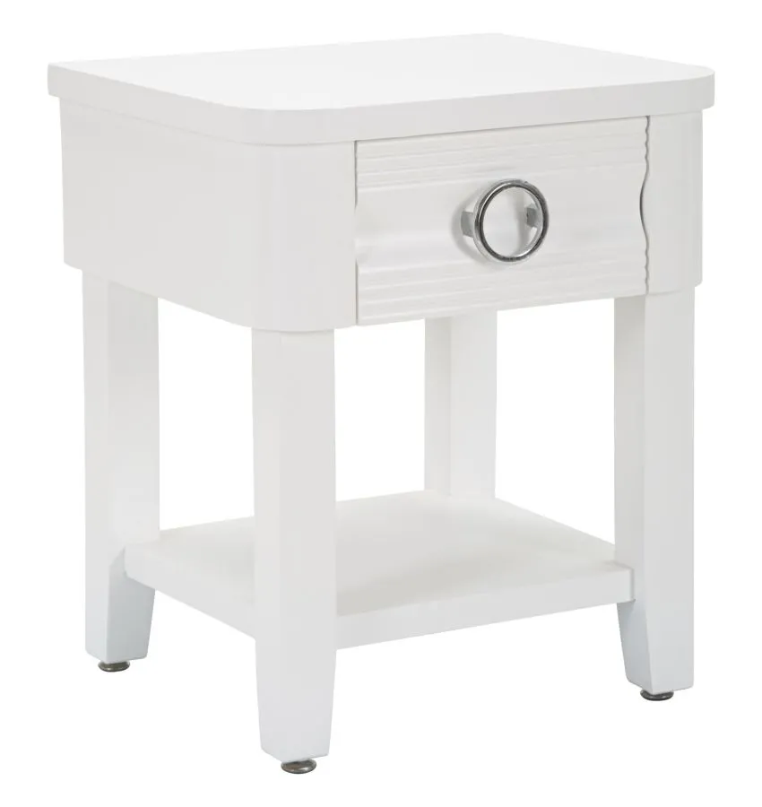 Nočný stolík Shine 45 cm biely Nočný stolík Shine 45 cm biely