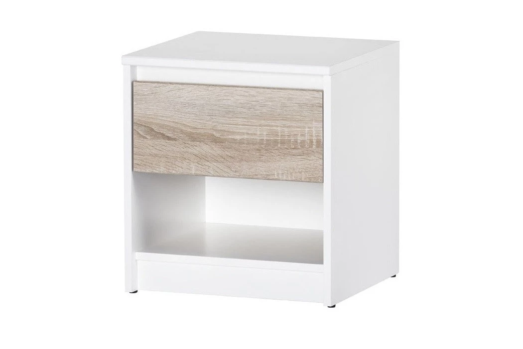 Nočný stolík Wenecja 05 42 cm biely/dub Sonoma Nočný stolík Wenecja 05 42 cm biely/dub Sonoma