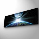 Obraz s LED osvetlením ZÁBLESK VE VESMÍRU 30 x 90 cm