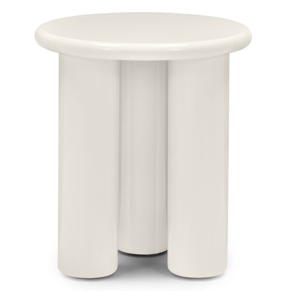 Odkladací stolík Blair 40 cm krémový