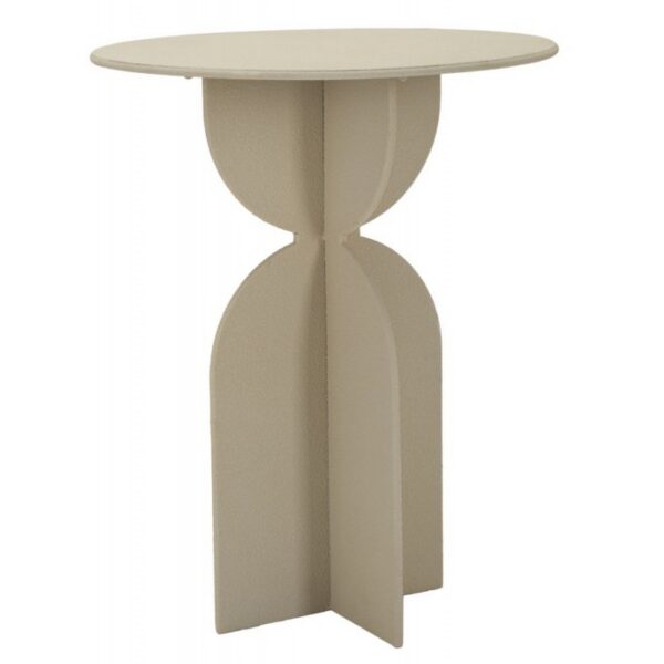 Odkladací stolík Dune 45 cm tmavobéžový