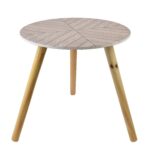 Odkladací stolík Lammy 40 cm béžový