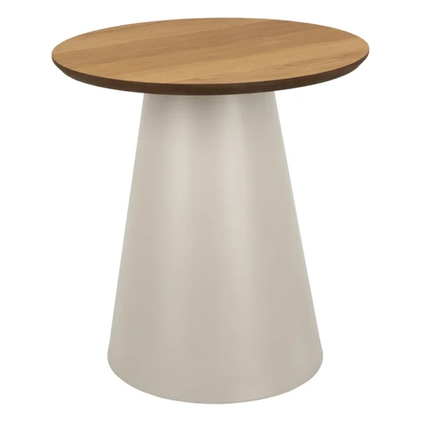 Odkladací stolík Soli 45 cm dub prírodný/šedý